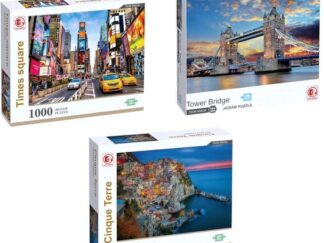 Set van 3 puzzels wereldstad editie