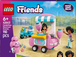 Lego suikerspinkraam en scooter 42643
