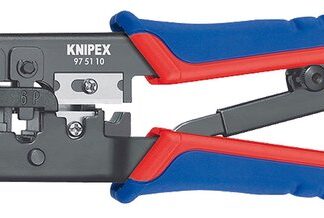 Knipex 975110 krimptang voor westernstekkers 190mm